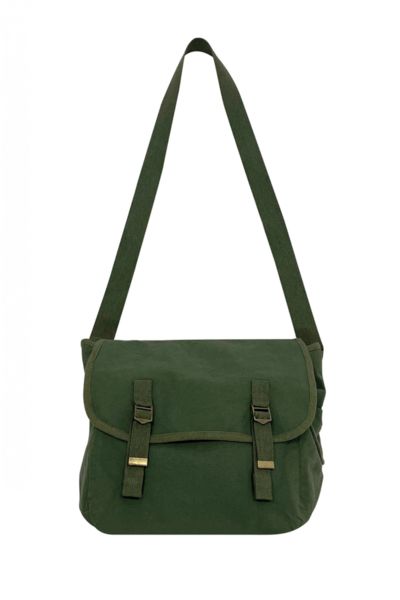 Sac besace personnalisé bio délavé Washed Organic Khaki