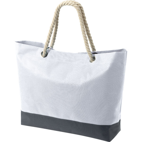 Sac Shopping Personnalisé - Fatoo Blanc