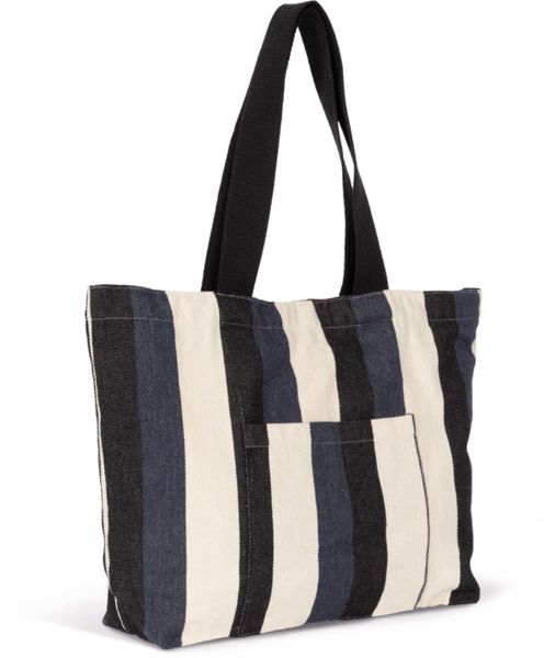 Sac Shopping personnalisable | Gari Striped marine