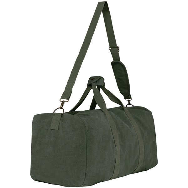 Sac voyage ecoresponsable vintage Washed Organic Khaki