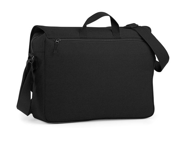 Sac pour le bureau personnalisé | Two-Tone Digital Messenger Black