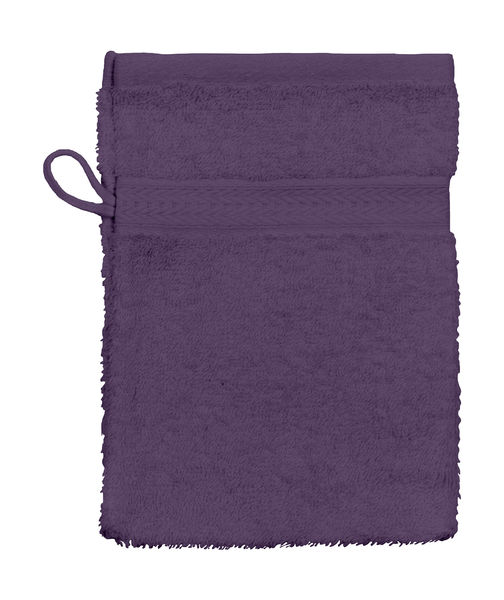 Gant de toilette publicitaire | Rhine Wash Aubergine