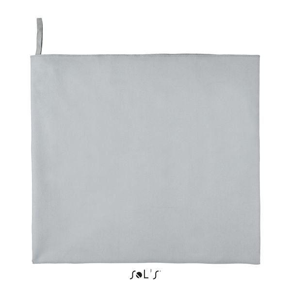 Serviette publicitaire microfibre | Atoll 70 Gris pur