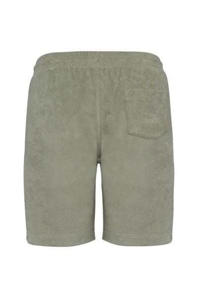 Short personnalisé bio en éponge garçon  Almond green