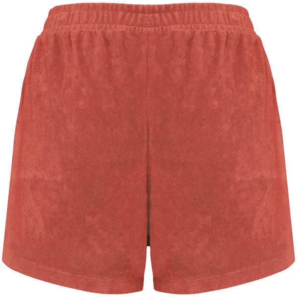 Short publicitaire GOTS en éponge femme  Paprika