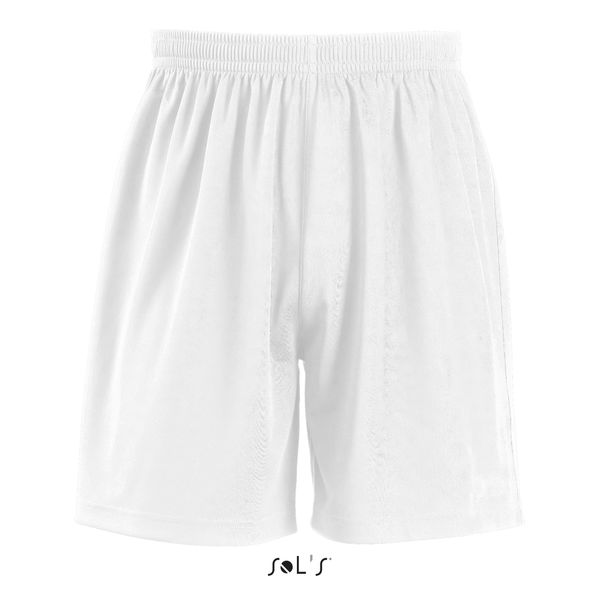 Short personnalisé basique enfant | San Siro Kids 2 Blanc