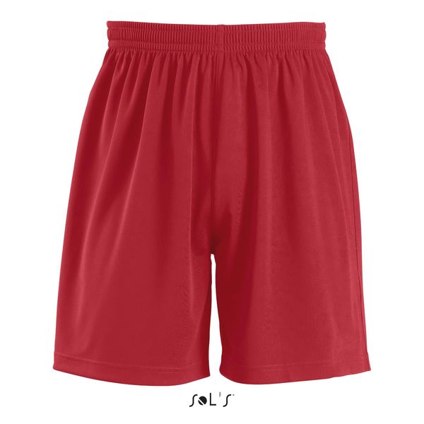 Short personnalisé basique enfant | San Siro Kids 2 Rouge