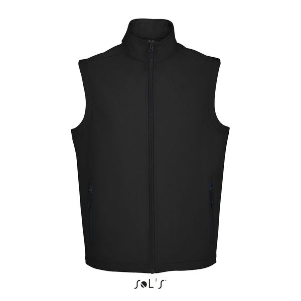 Softshell publicitaire homme sans manches | Race BW Men Noir