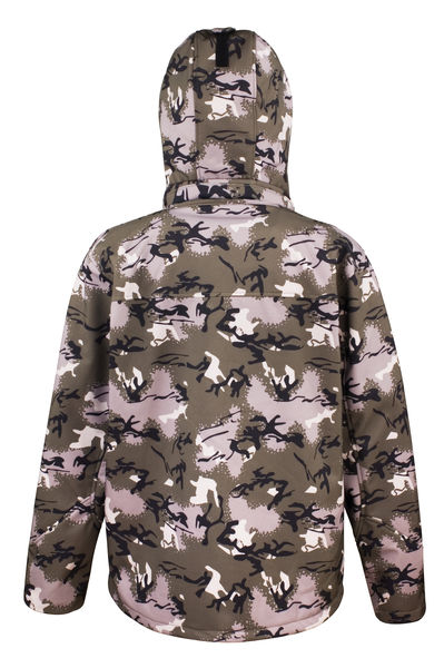 Veste publicitaire unisexe manches longues avec capuche | Camo TX Performance Hooded Camo Green