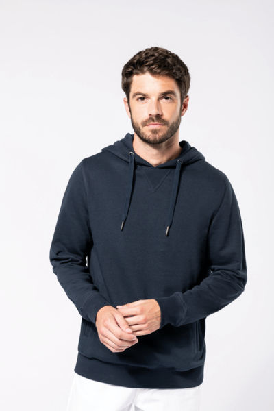 Sweat à capuche écoresponsable publicitaire | French Terry Navy