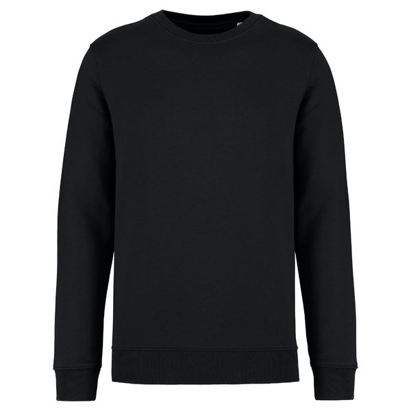 Sweat publicitaire en coton bio et polyester recyclé unisexe Black