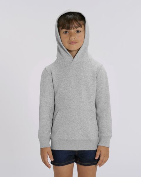 Sweat-shirt capuche iconique enfant | Mini Cruiser Heather Grey