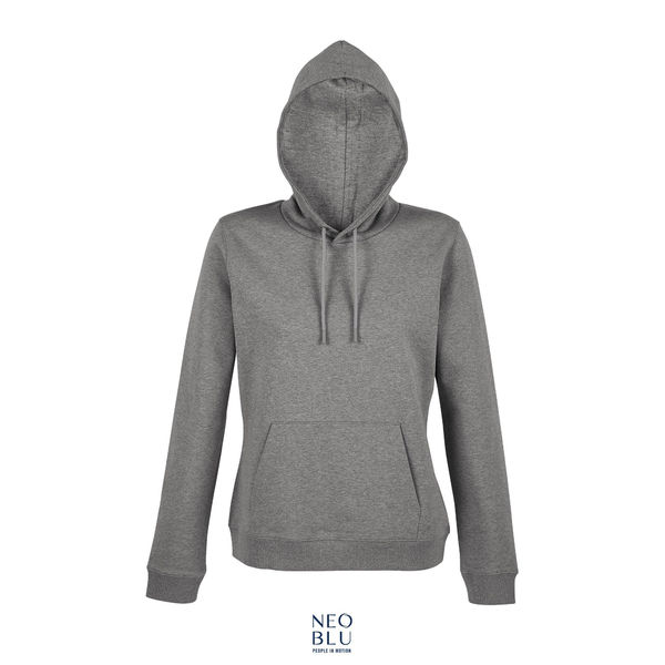 Sweat-shirt personnalisé | Nicholas Women Gris chiné