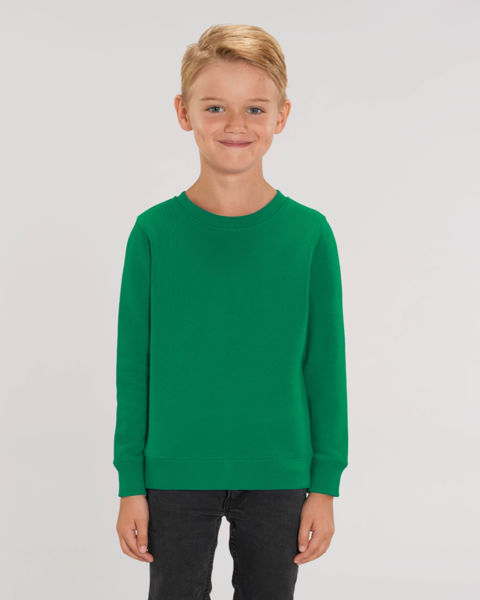 Sweat-shirt col rond iconique enfant | Mini Changer Varsity Green