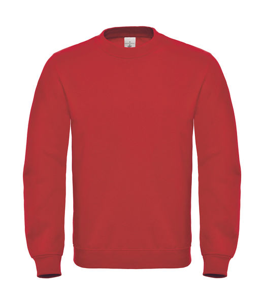 Sweat-shirt col rond publicitaire | ID.002 Cotton Rich Sweat Red