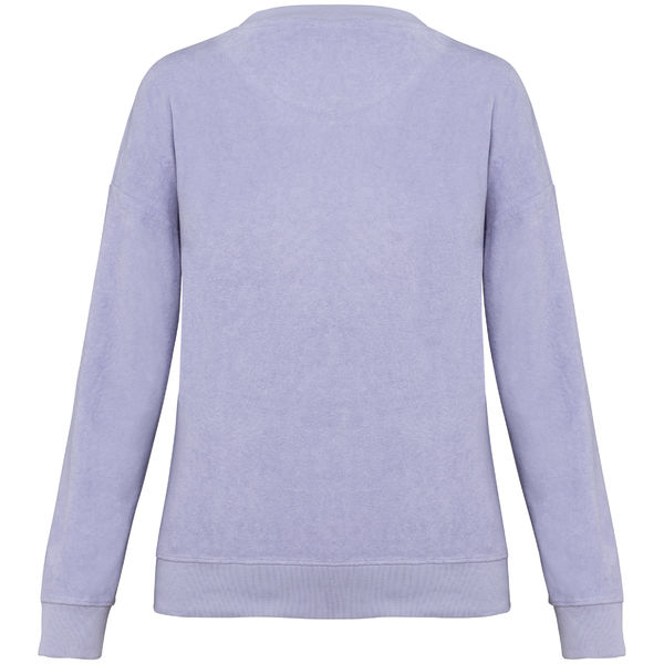 Sweat-shirt personnalisable écologique en éponge femme  Parma