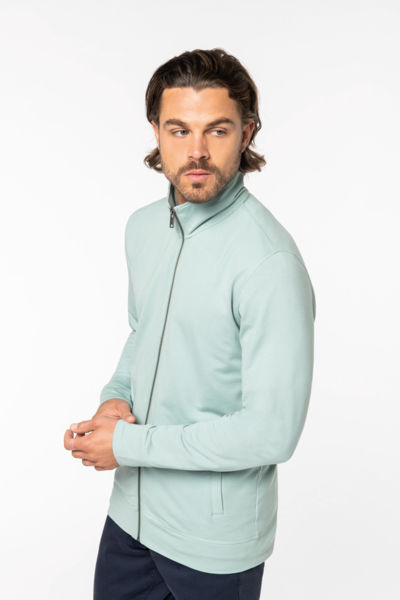 Sweat-shirt personnalisé écoresponsable zippé en modal homme 2