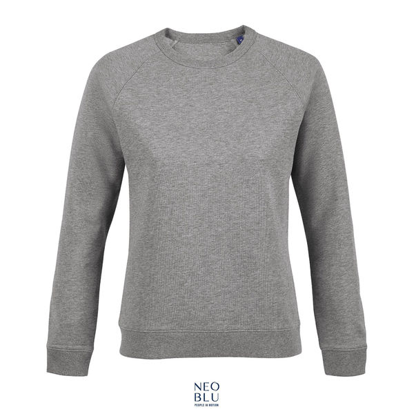 Sweat-shirt personnalisable | Nelson Women Gris chiné