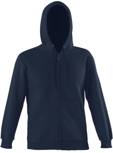 Sweats entreprise ZIP THROUGH HOODED SW260 Navy