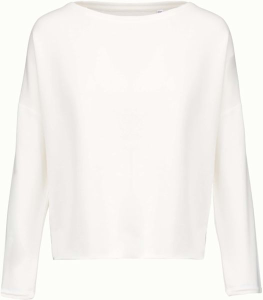 Sweatshirt personnalisé | Hermeuptychia Off White