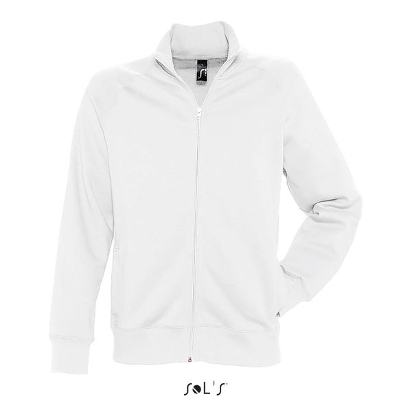 Veste publicitaire homme zippée | Sundae Blanc