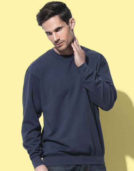 Sweatshirt publicitaire homme manches longues | Sweatshirt Navy