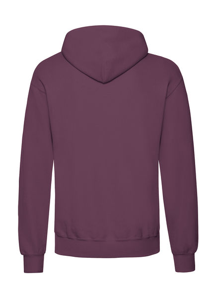 Sweatshirt publicitaire homme manches longues avec capuche | Classic Hooded Sweat Burgundy