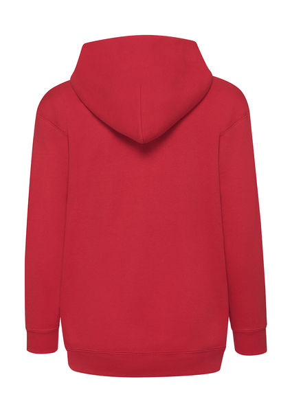 Sweat-shirt enfant zippé à capuche publicitaire | Kids Classic Hooded Sweat Jacket Red