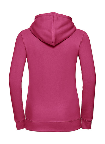 Sweatshirt publicitaire femme manches longues avec capuche | Fray Bentos Fuchsia
