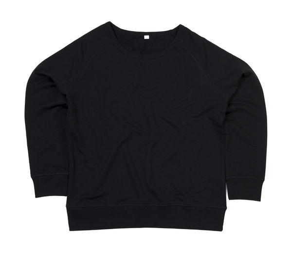 Sweatshirt personnalisé femme manches longues raglan | Herrick Black