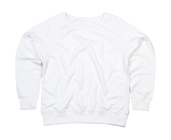 Sweatshirt personnalisé femme manches longues raglan | Herrick White