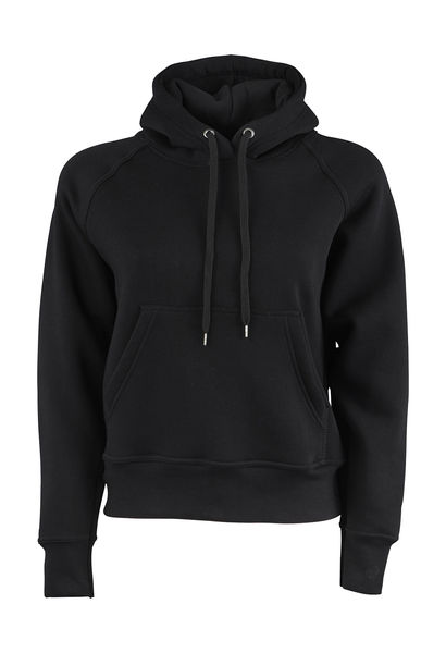 Sweatshirt publicitaire femme manches longues avec capuche | Kaldak Black