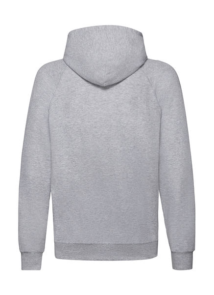 Sweatshirt publicitaire homme manches longues avec capuche | Lightweight Hooded Sweat Heather Grey