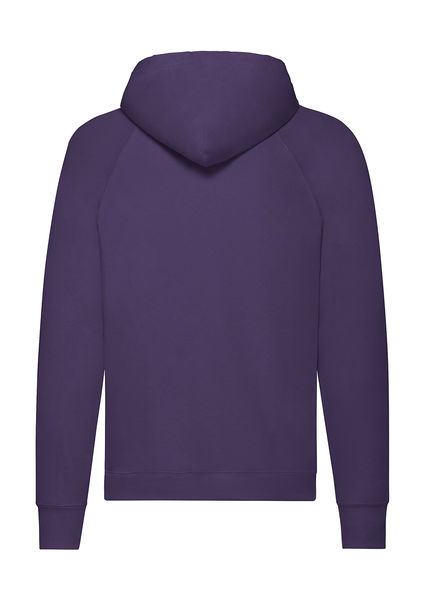 Sweatshirt publicitaire homme manches longues avec capuche | Lightweight Hooded Sweat Purple