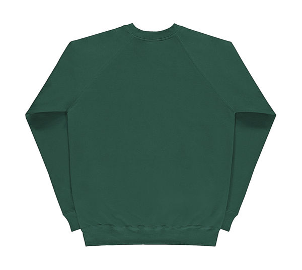 Sweatshirt personnalisé homme manches longues raglan | Blackrod Bottle Green