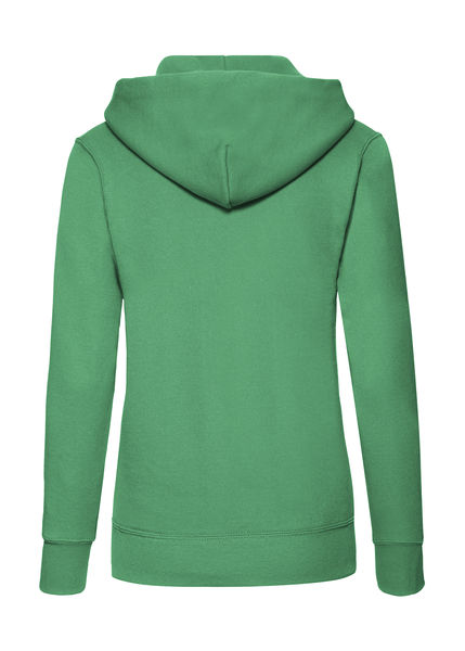 Sweatshirt publicitaire femme manches longues avec capuche | Ladies Classic Hooded Sweat Kelly Green