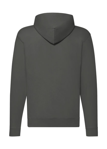 Sweat-shirt homme zippé à capuche personnalisé | Classic Hooded Sweat Jacket Light Graphite