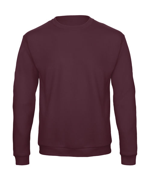 Sweatshirt col rond publicitaire | ID.202 50 50 Sweat Unisex Burgundy