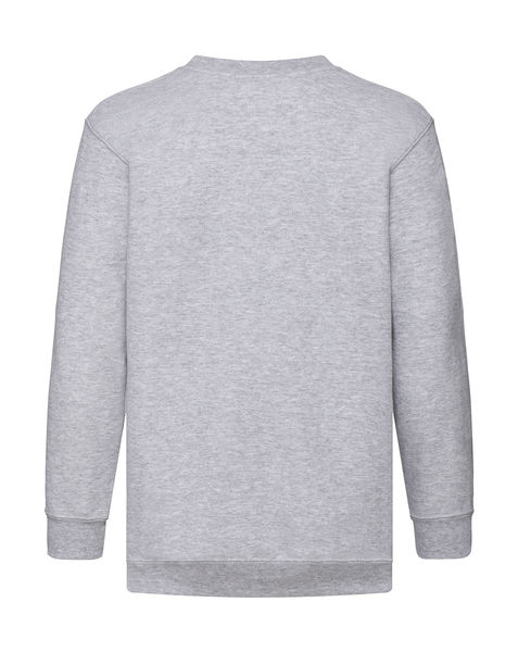 Sweat-shirt enfant col rond personnalisé | Kids Classic Set-In Sweat Heather Grey