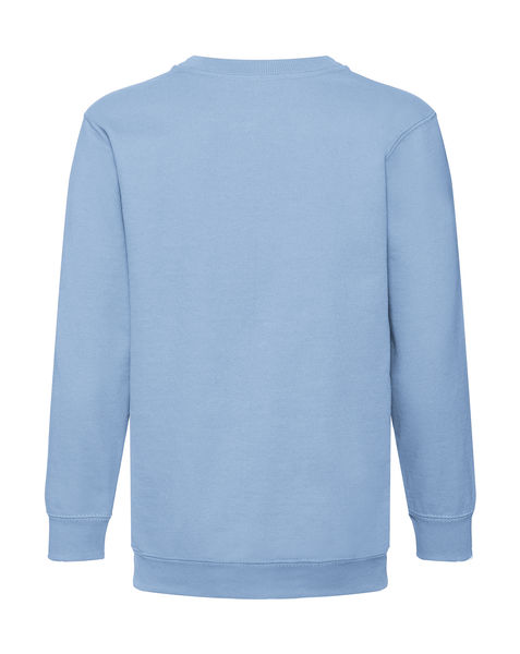 Sweat-shirt enfant col rond personnalisé | Kids Classic Set-In Sweat Sky Blue