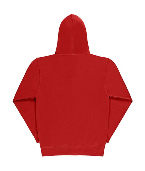 Sweatshirt personnalisé homme manches longues avec capuche | Lees Red