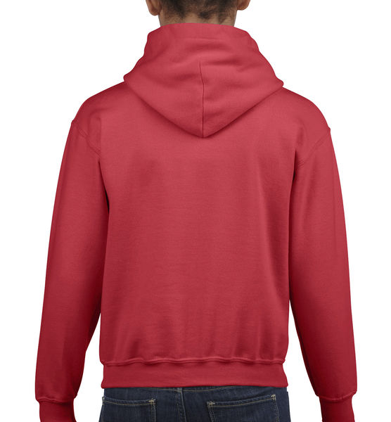 Sweat-shirt enfant capuche heavy blend™ publicitaire | Waterloo Red