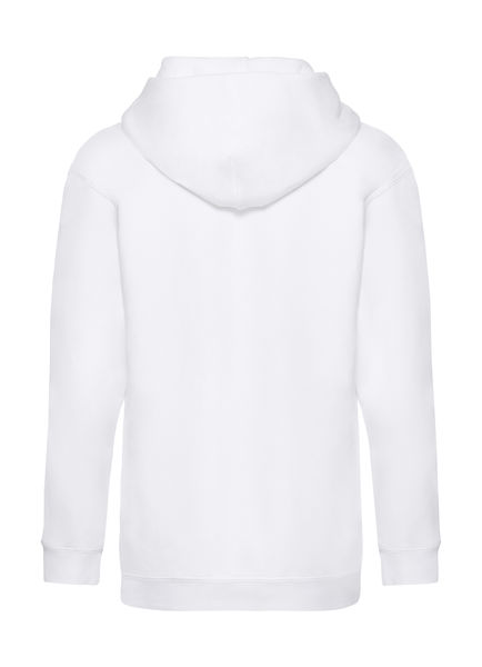 Sweatshirt publicitaire enfants manches longues avec capuche | Kids Premium Hooded Sweat White