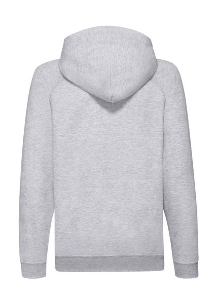 Sweatshirt personnalisé enfant manches longues avec capuche | Kids Lightweight Hooded Sweat Heather Grey