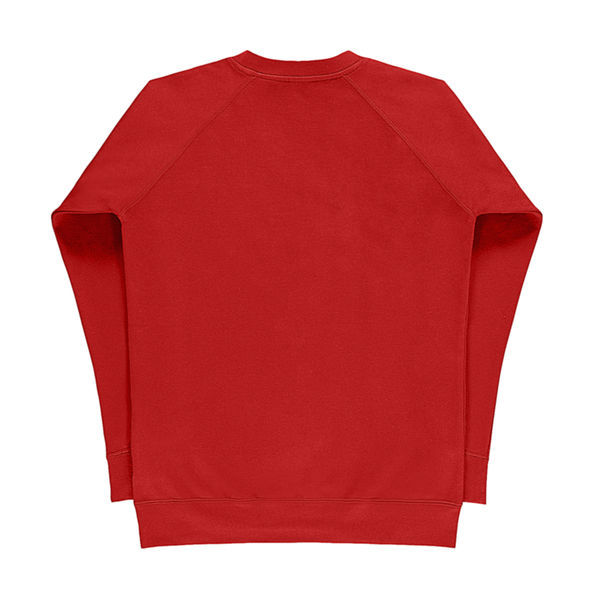 Sweatshirt publicitaire femme manches longues raglan | Horwich Red