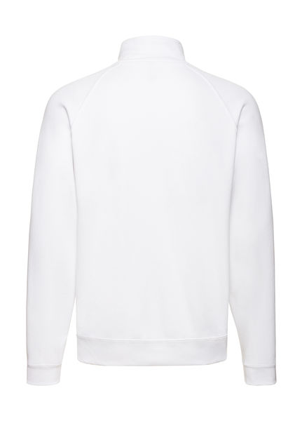 Veste homme molleton zippée classic publicitaire | Classic Sweat Jacket White