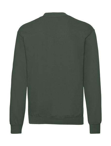 Sweatshirt personnalisé manches longues | Classic Set In Sweat Bottle Green