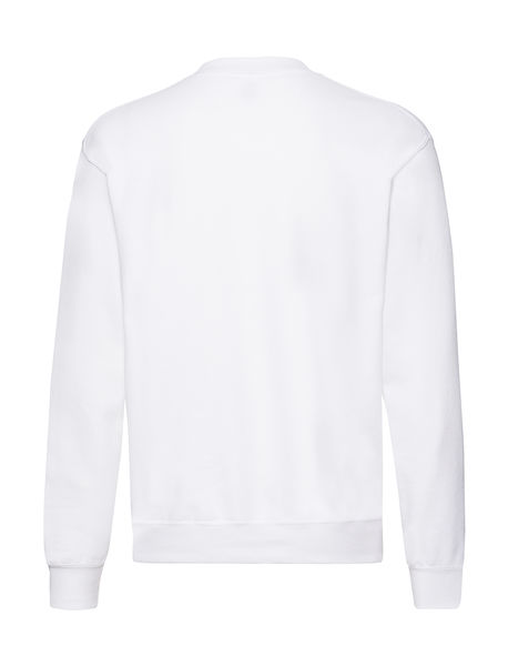 Sweatshirt personnalisé manches longues | Classic Set In Sweat White