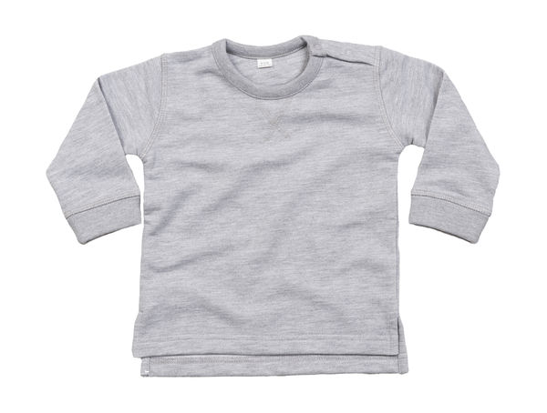 Sweatshirt publicitaire manches longues | Soil Heather Grey Melange