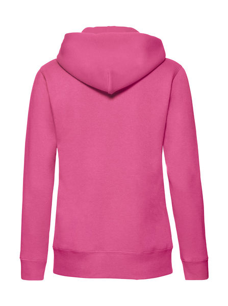 Sweat-shirt femme zippé à capuche premium publicitaire | Premium Hooded Sweat Jacket Lady-Fit Fuchsia